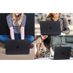 TECH-PROTECT SMARTSHELL MACBOOK AIR 15 M2  M3  M4  2023-2025 MATTE BLACK