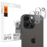 OSŁONA APARATU SPIGEN OPTIK.TR CAMERA PROTECTOR 2-PACK IPHONE 14 PRO  MAX  15 PRO  MAX  16 PRO  MAX CRYSTAL CLEAR
