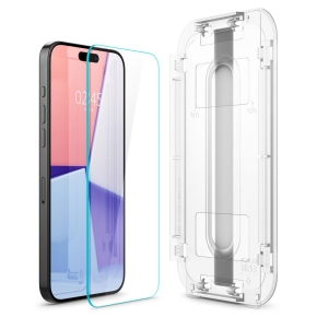 SZKŁO HARTOWANE SPIGEN GLAS.TR ”EZ FIT” 2-PACK IPHONE 15 PRO MAX CLEAR