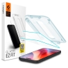 SZKŁO HARTOWANE SPIGEN GLAS.TR ”EZ FIT” 2-PACK IPHONE 15  16 CLEAR