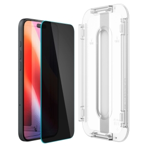 SZKŁO HARTOWANE SPIGEN GLAS.TR ”EZ FIT” 2-PACK IPHONE 15  16 PRIVACY