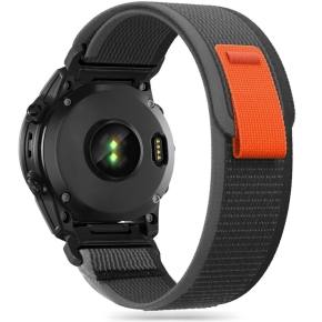 TECH-PROTECT NYLON GARMIN FENIX 5X  5X PLUS  6X  6X PRO  7X  8  8 PRO (51 MM) BLACKORANGE