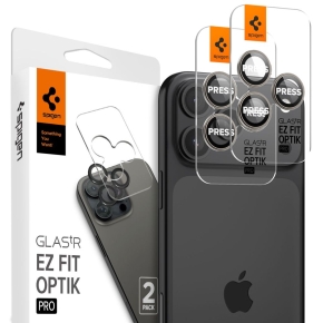 OSŁONA APARATU SPIGEN OPTIK PRO GLAS.TR ”EZ FIT” CAMERA PROTECTOR 2-PACK IPHONE 14 PRO  MAX  15 PRO  MAX  16 PRO  MAX  17 PRO  M