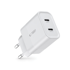 TECH-PROTECT C20W 2-PORT NETWORK CHARGER PD 20W WHITE