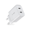 TECH-PROTECT C20W 2-PORT NETWORK CHARGER PD 20W WHITE