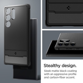 SPIGEN RUGGED ARMOR GALAXY S24 ULTRA MATTE BLACK