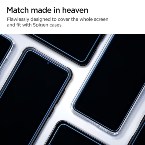 SZKŁO HARTOWANE SPIGEN GLAS.TR ”EZ FIT” 2-PACK GALAXY S24  S25 CLEAR