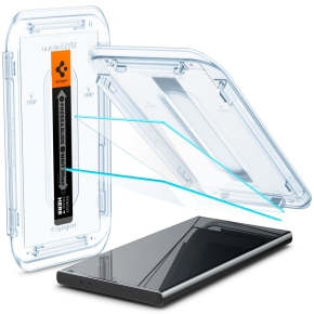 SZKŁO HARTOWANE SPIGEN GLAS.TR ”EZ FIT” 2-PACK GALAXY S24 ULTRA CLEAR