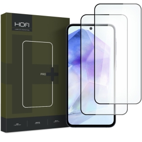 SZKŁO HARTOWANE HOFI GLASS PRO+ 2-PACK GALAXY A35  A55 5G BLACK