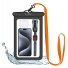 TECH-PROTECT UWC9 UNIVERSAL WATERPROOF CASE 8.9 INCH BLACKORANGE