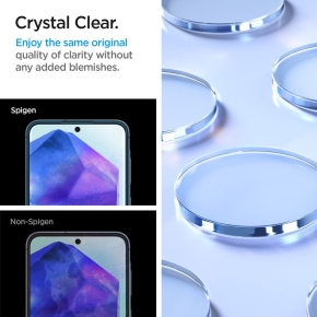 SZKŁO HARTOWANE SPIGEN ALM GLAS.TR 2-PACK GALAXY A35 5G  A55 5G CLEAR