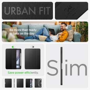 SPIGEN URBAN FIT IPAD AIR 10.9” 4  5  2020-2022  11” 6  7  2024-2025 BLACK