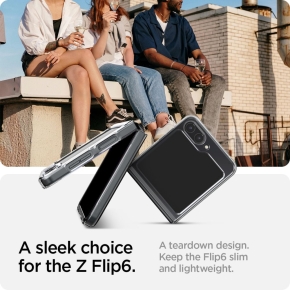 SPIGEN AIRSKIN GALAXY Z FLIP 6  7 FE CRYSTAL CLEAR