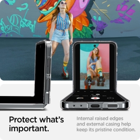 SPIGEN AIRSKIN GALAXY Z FLIP 6  7 FE CRYSTAL CLEAR