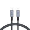 TECH-PROTECT ULTRABOOST MAX USB 4.0 8K 40GBPS TYPE-C CABLE PD 240W 100CM GREY