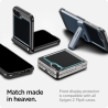 SZKŁO HARTOWANE SPIGEN GLAS.TR ”EZ FIT” 2-PACK GALAXY Z FLIP 5  6  7 FE CLEAR