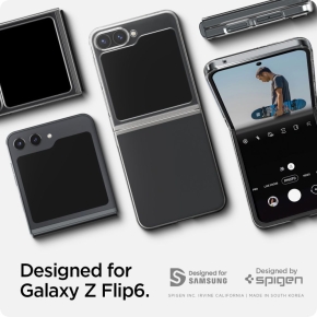 SPIGEN AIRSKIN GALAXY Z FLIP 6  7 FE CRYSTAL CLEAR