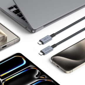 TECH-PROTECT ULTRABOOST MAX USB 4.0 8K 40GBPS TYPE-C CABLE PD 240W 200CM GREY