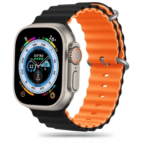 TECH-PROTECT ICONBAND PRO APPLE WATCH 8  9  10  11  SE  ULTRA (44  45  46  49 MM) BLACKORANGE