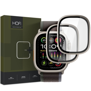 SZKŁO HARTOWANE HOFI GLASS RING 2-PACK APPLE WATCH ULTRA 1  2 (49 MM) TITANIUM