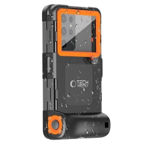 TECH-PROTECT IPX8 UNIVERSAL DIVING WATERPROOF CASE BLACKORANGE