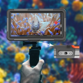 TECH-PROTECT IPX8 UNIVERSAL DIVING WATERPROOF CASE BLACKORANGE