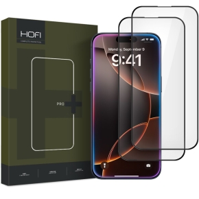 SZKŁO HARTOWANE HOFI GLASS PRO+ 2-PACK IPHONE 16 PRO  17  17 PRO BLACK