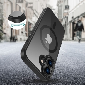 TECH-PROTECT MAGMAT MAGSAFE IPHONE 16 BLACKCLEAR