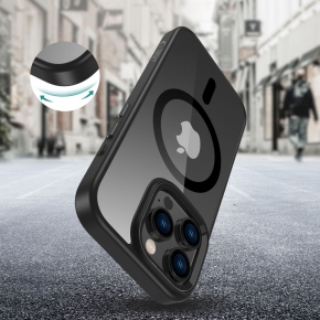 TECH-PROTECT MAGMAT MAGSAFE IPHONE 16 PRO BLACKCLEAR