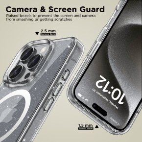 TECH-PROTECT FLEXAIR HYBRID MAGSAFE IPHONE 16 PRO GLITTER