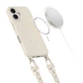 TECH-PROTECT MAGNECKLACE MAGSAFE IPHONE 16 COSMIC LATTE