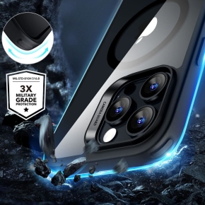 ESR CLASSIC HYBRID HALOLOCK MAGSAFE & TEMPERED GLASS IPHONE 16 PRO CLEARBLACK