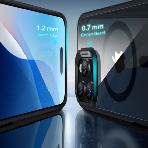 ESR CLASSIC HYBRID HALOLOCK MAGSAFE & TEMPERED GLASS IPHONE 16 PRO MAX CLEARBLACK