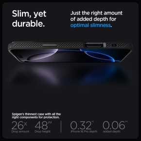SPIGEN LIQUID AIR IPHONE 16 PRO MAX MATTE BLACK