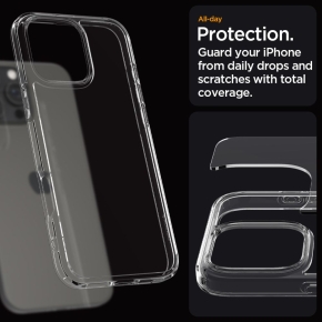 SPIGEN ULTRA HYBRID IPHONE 16 PRO MAX CRYSTAL CLEAR