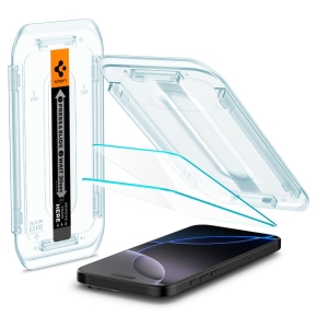 SZKŁO HARTOWANE SPIGEN GLAS.TR ”EZ FIT” 2-PACK IPHONE 16 PRO MAX  17 PRO MAX CLEAR