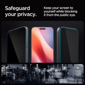 SZKŁO PRYWATYZUJĄCE SPIGEN GLAS.TR ”EZ FIT” 2-PACK IPHONE 16 PRO MAX  17 PRO MAX PRIVACY