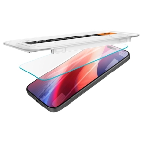 SZKŁO HARTOWANE SPIGEN GLAS.TR ”EZ FIT” 2-PACK IPHONE 16 PRO  17  17 PRO CLEAR