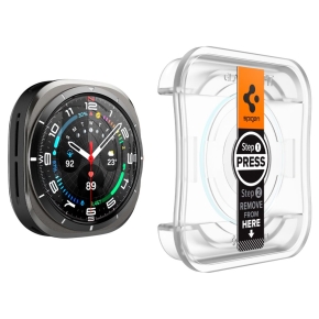 SZKŁO HARTOWANE SPIGEN GLAS.TR ”EZ-FIT” 2-PACK SAMSUNG GALAXY WATCH ULTRA 2024  2025 (47 MM) CLEAR