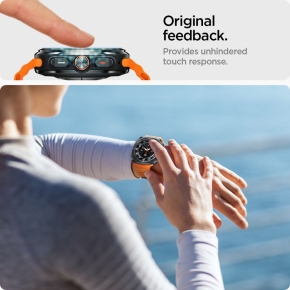 SZKŁO HARTOWANE SPIGEN GLAS.TR ”EZ-FIT” 2-PACK SAMSUNG GALAXY WATCH ULTRA 2024  2025 (47 MM) CLEAR