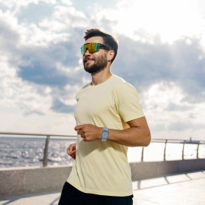 TECH-PROTECT SILICONE APPLE WATCH 8  9  10  11  SE (40  41  42 MM) STARLIGHT