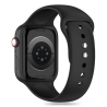 TECH-PROTECT SILICONE APPLE WATCH 8  9  10  11  SE (40  41  42 MM) BLACK