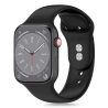 TECH-PROTECT SILICONE APPLE WATCH 8  9  10  11  SE  ULTRA (44  45  46  49 MM) BLACK