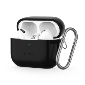 TECH-PROTECT SILICONE HOOK APPLE AIRPODS PRO 1  2 BLACK