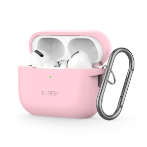 TECH-PROTECT SILICONE HOOK APPLE AIRPODS PRO 1  2 DUSTY PINK