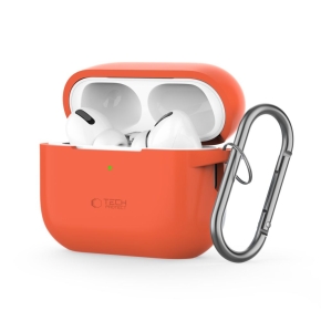 TECH-PROTECT SILICONE HOOK APPLE AIRPODS PRO 1  2 NEON ORANGE