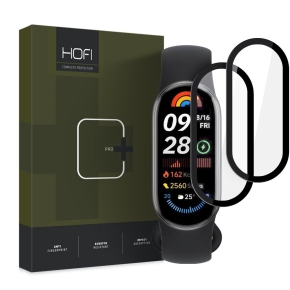 SZKŁO HYBRYDOWE HOFI HYBRID PRO+ 2-PACK XIAOMI SMART BAND 9  9 NFC BLACK