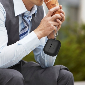 TECH-PROTECT SILICONE HOOK SAMSUNG GALAXY BUDS 3  3 FE  3 PRO CAFFE LATTE