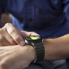 TECH-PROTECT SILICONE SPORT SAMSUNG GALAXY WATCH 4  5  5 PRO  6  7  FE BLACK