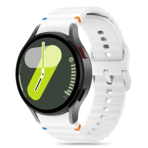 TECH-PROTECT SILICONE SPORT SAMSUNG GALAXY WATCH 4  5  5 PRO  6  7  FE WHITE